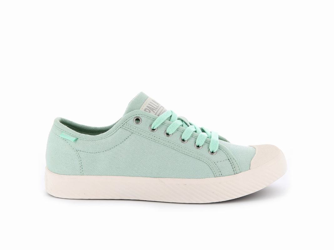 Palladium Pallaphoenix Og Canvas Damen Niedrige Sneaker HellGrün ||081674-GJY||